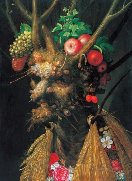 Naturaleza muerta clásica Painting - hombre de plantas Giuseppe Arcimboldo Bodegón clásico